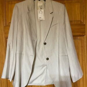 H&M Women's Light Linen Blend Blazer